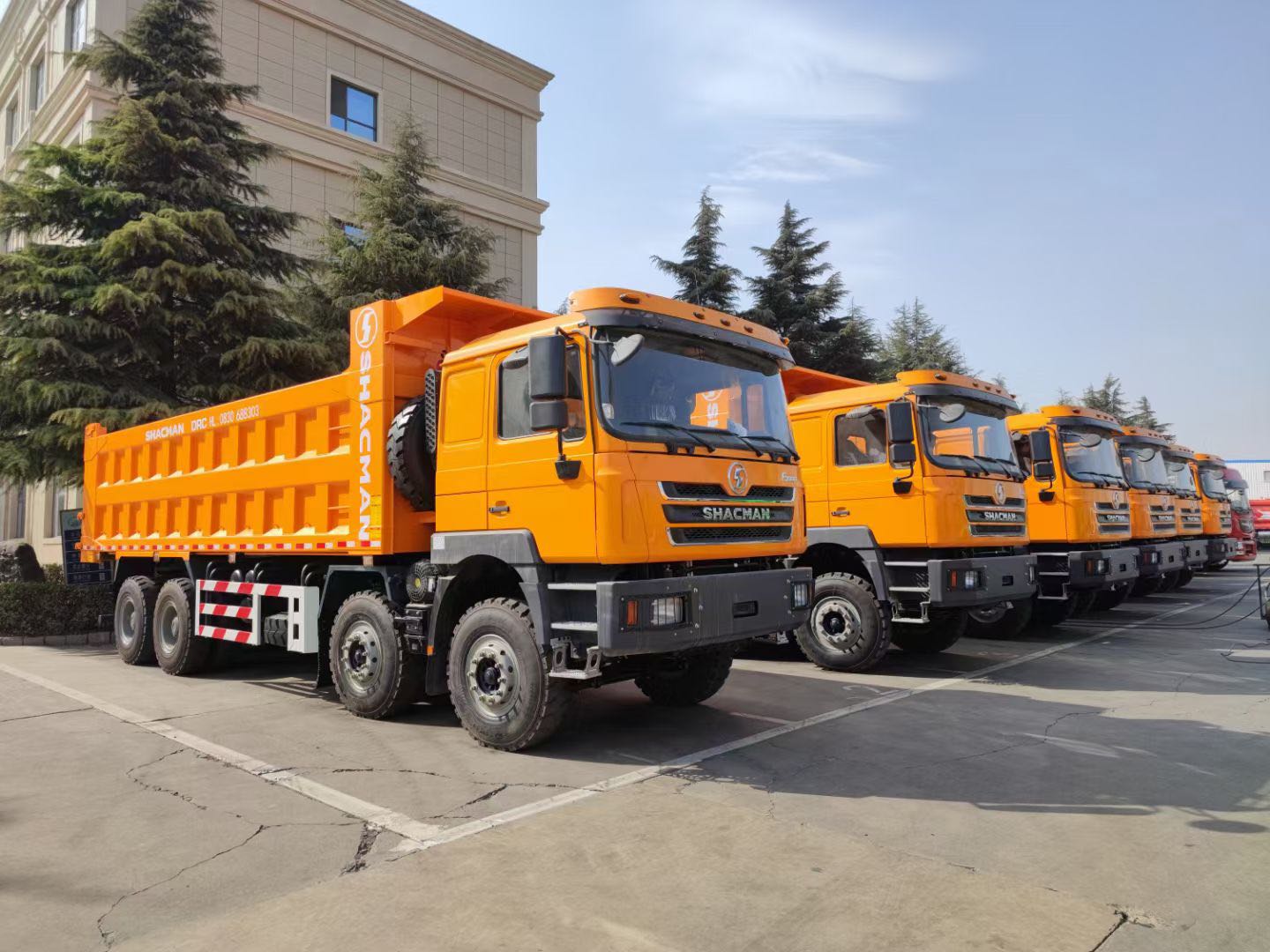 Shacman H3000 de alta calidad 8*4 50 toneladas de camiones volquete volcados Camión volquete 8x4 45 toneladas de volumen